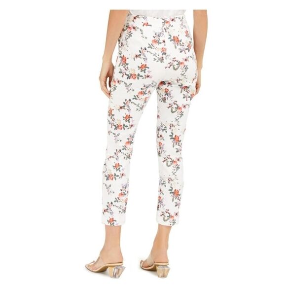 INC Floral Slim Ankle Pants - Picture 2 of 14